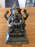 Ganesha Statue aus Metall