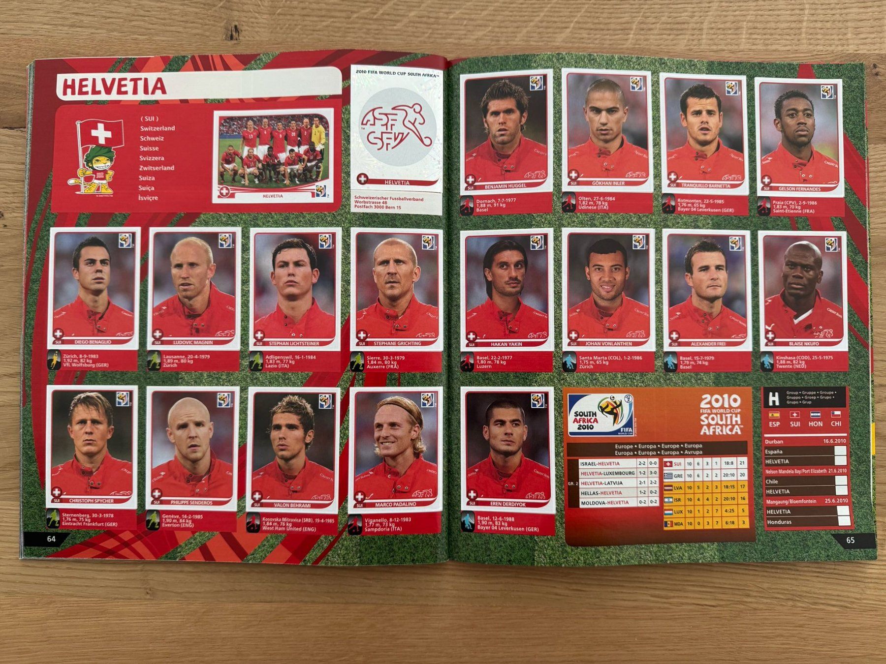 Panini Album: PANINI WORLD CUP 2010 – Usato da St. Gallen venduto da Matrix023 2
