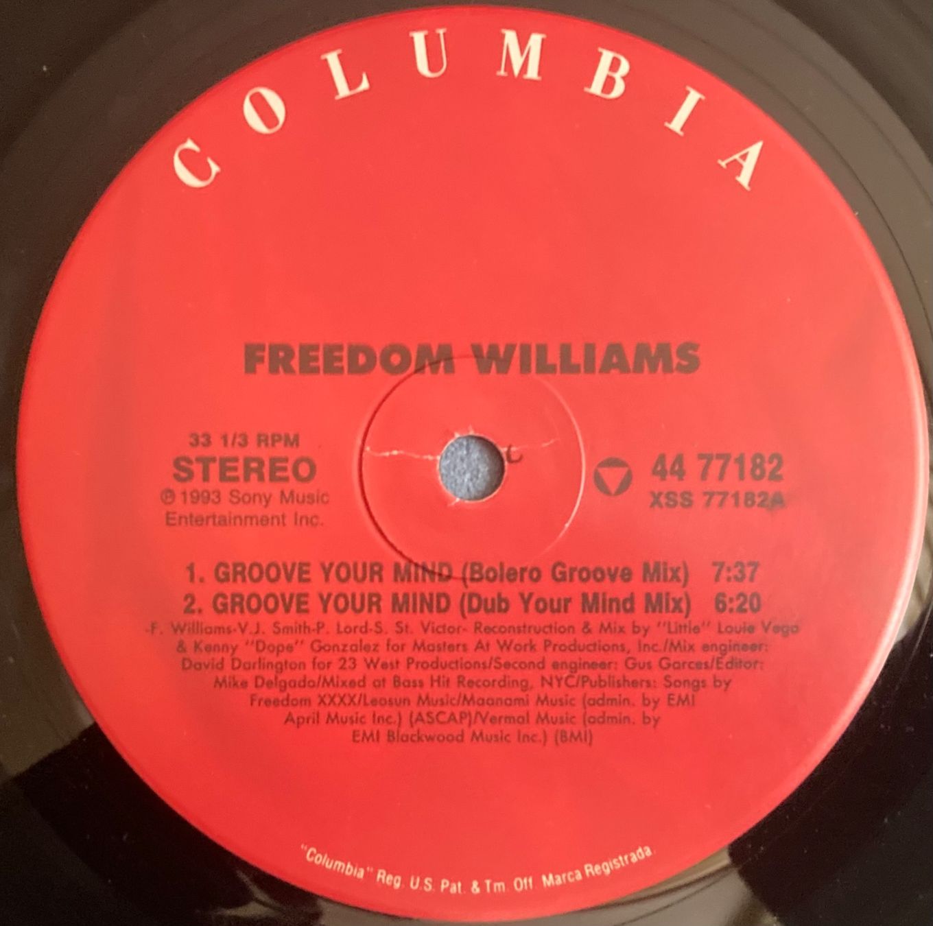 Vinyles: FREEDOM WILLIAMS - GROOVE YOUR MIND – D'occasion à Poliez-Pittet par Newtown-Records 2