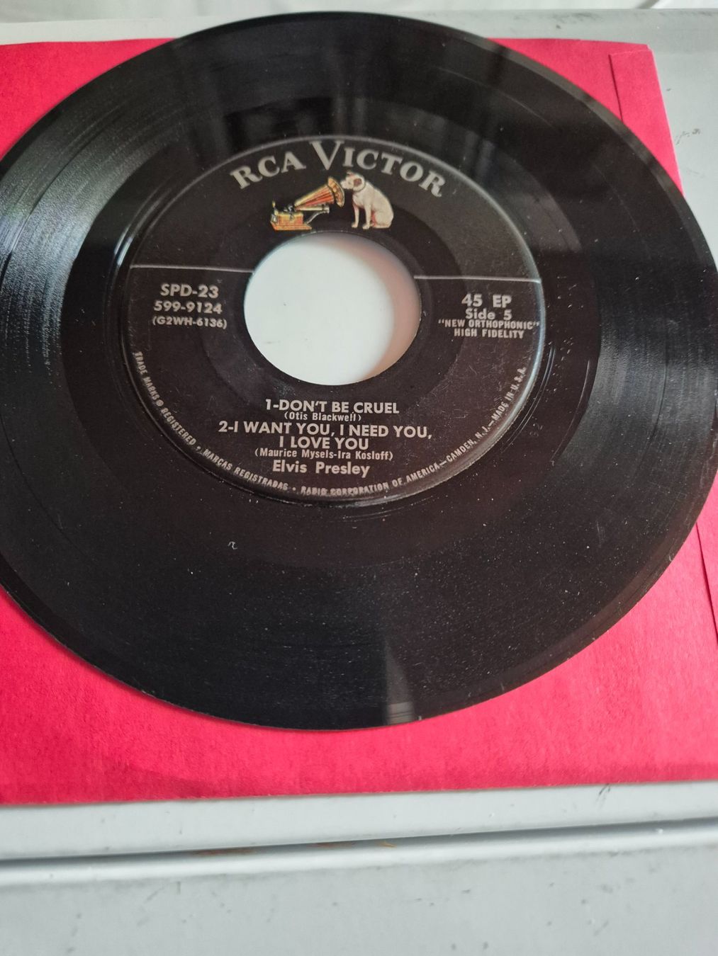 Dischi in vinile: ELVIS PRESLEY SPD 23 VERY RARE US EP – Usato da basel venduto da oldtimer77 7