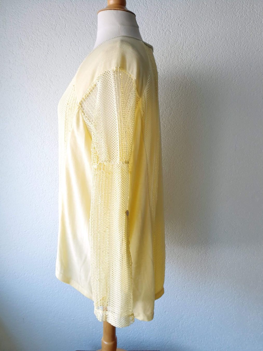 Pullover & Sweatshirts: PULLOVER PULLI MADE ITALY MIT SEIDE L 42 40 GELB TUNIKA TOP – Neu (gemäss Beschreibung) aus Elsau von the-colorful-side 5