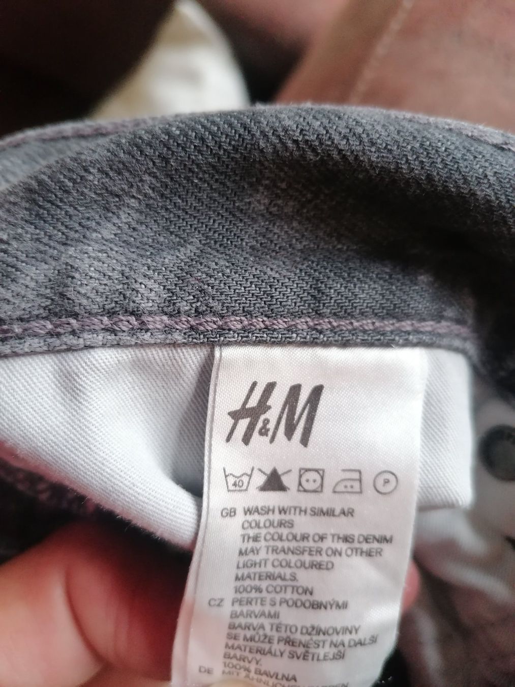 H&M Jeans: Jeans  Mann dunkelgrau – Usato da Bedigliora venduto da Dolcezza0 7