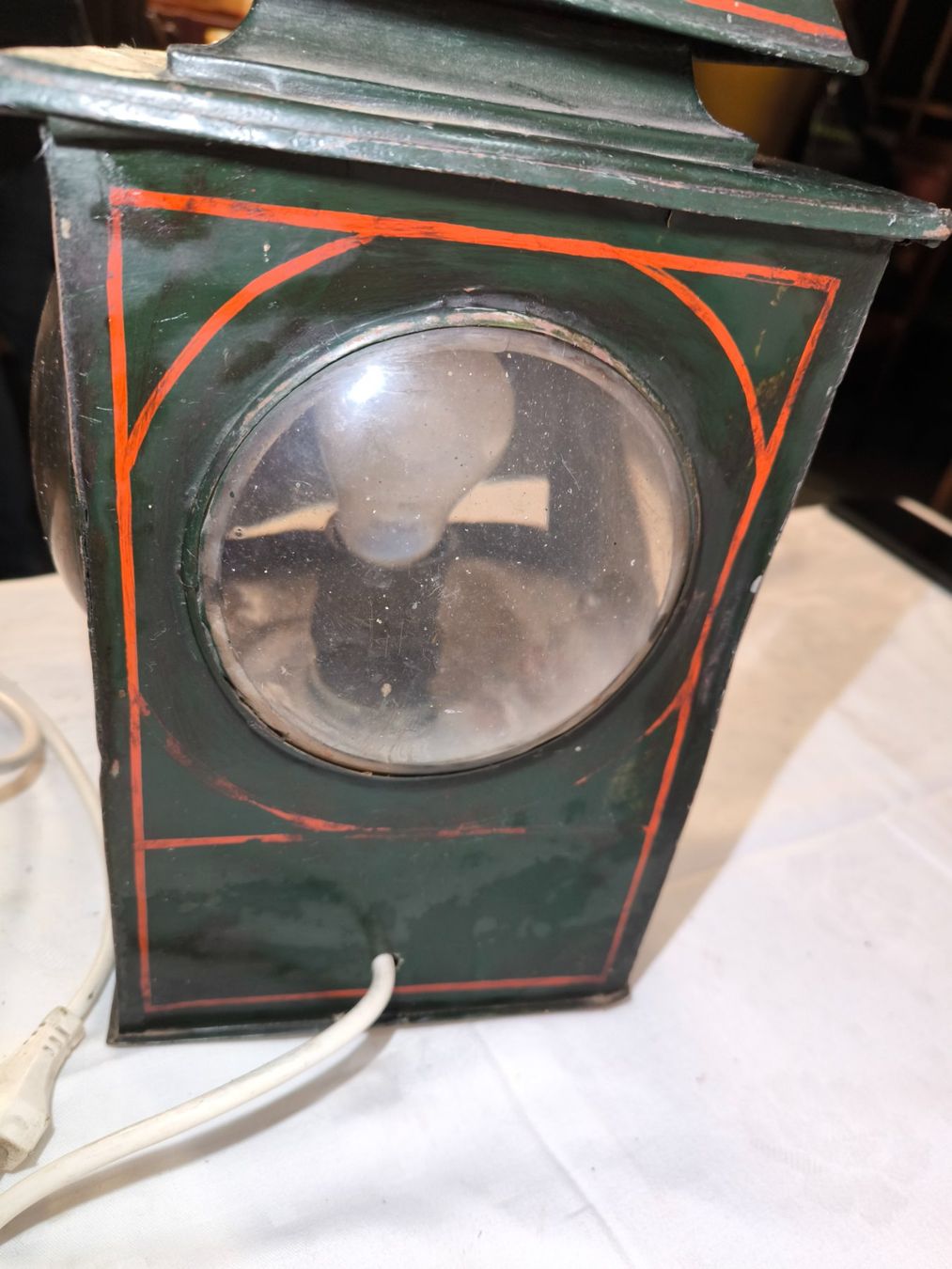 Lampade: Alte Bähnlerlampe, elektrifiziert – Usato da Rorschacherberg venduto da snOOpydOg11 6