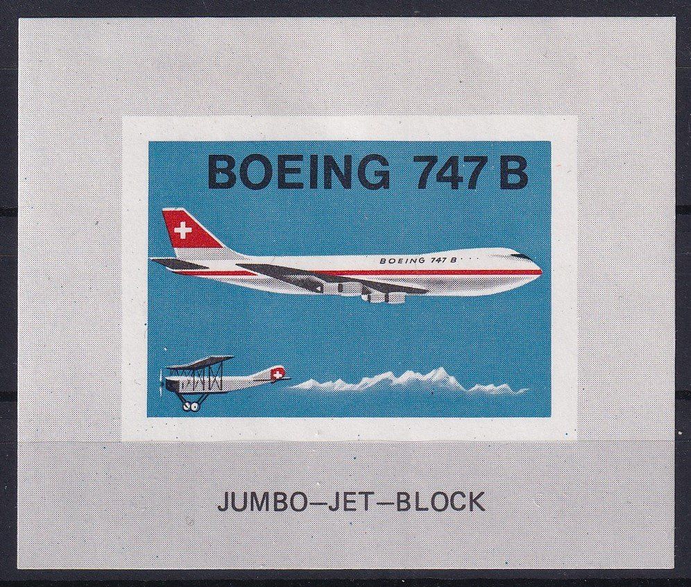 Vignette autostradali: JUMBO JET Boeing 747 Vignette – Usato da Samnaun-Compatsch venduto da Muckimu
