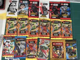 LEGO Sammelkarten Star Wars Ninjago Jurassic Park Batman 19 