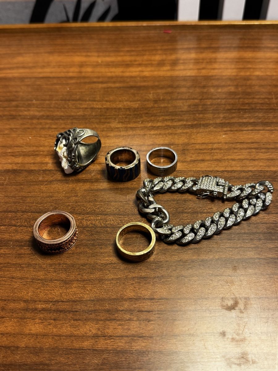 Bracciali & Braccialetti: Schmuck Set: Ringe und Armband, – Usato da Schlieren venduto da Eldi84 6