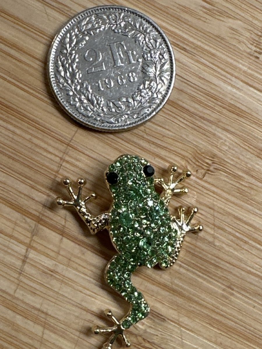 Spille & Fermagli: Brosche Frosch – Nuovo (secondo la descrizione) da Trüllikon venduto da angela4444 2