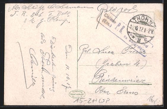 Foto & Poster: Thorn / Torun, Zeppelin über der Weichs – Usato da Berlin venduto da bartko-reher 1