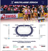 Weltklasse Zürich 26 / 1 Ticket Kat 1 / Sektor A AUSVERKAUFT