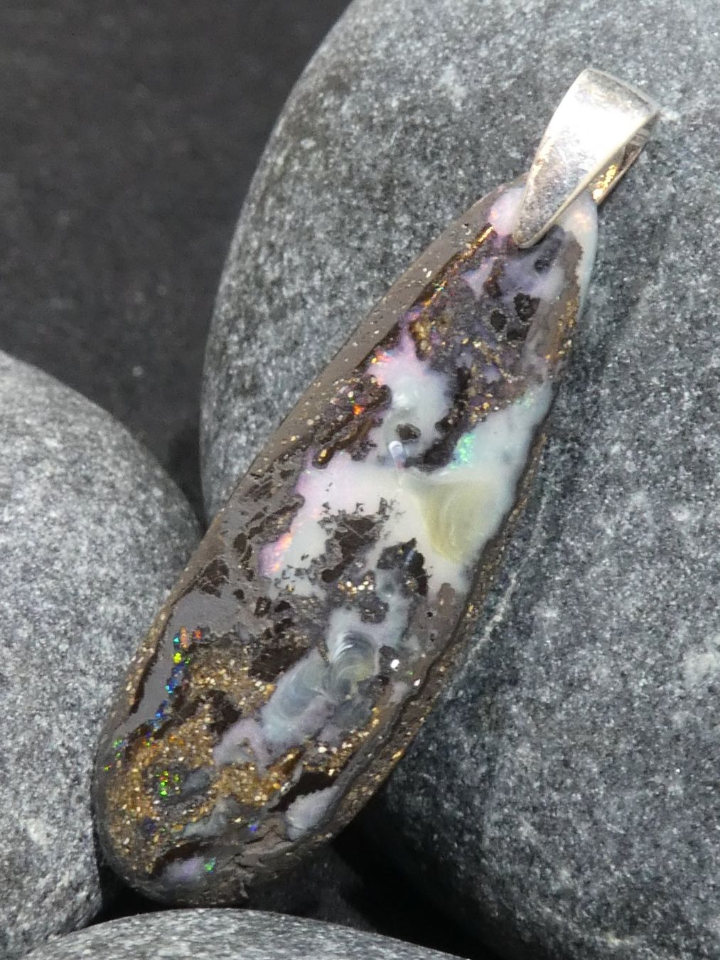 Ciondoli: Anhänger Boulder Opal. – Nuovo (secondo la descrizione) da Niederbüren venduto da Raphael014 6