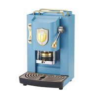 Faber Pads-Kaffeemaschine–Pro Deluxe Turquoise Scudetto bian