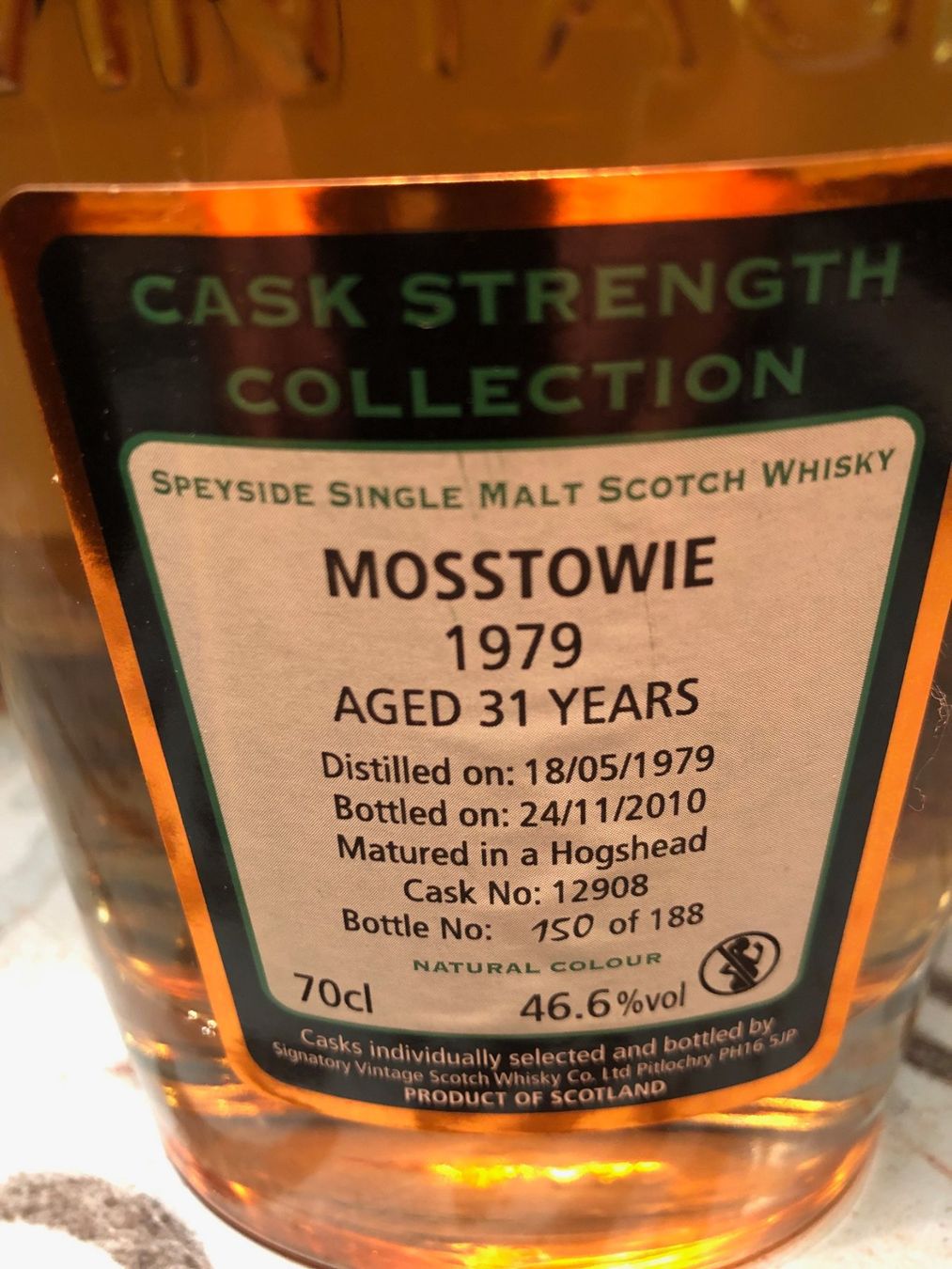 Spirituosen: Mosstowie Signatory 1979 31 Years – Neu und originalverpackt aus Aarwangen von concorde58 2