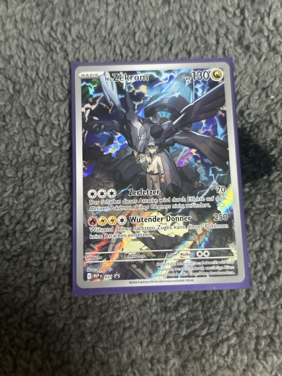 Pokémon Sammelbilder & Trading cards: N's Zekrom (MEP 031) DE – Neu (gemäss Beschreibung) aus Thun von ken2009 2