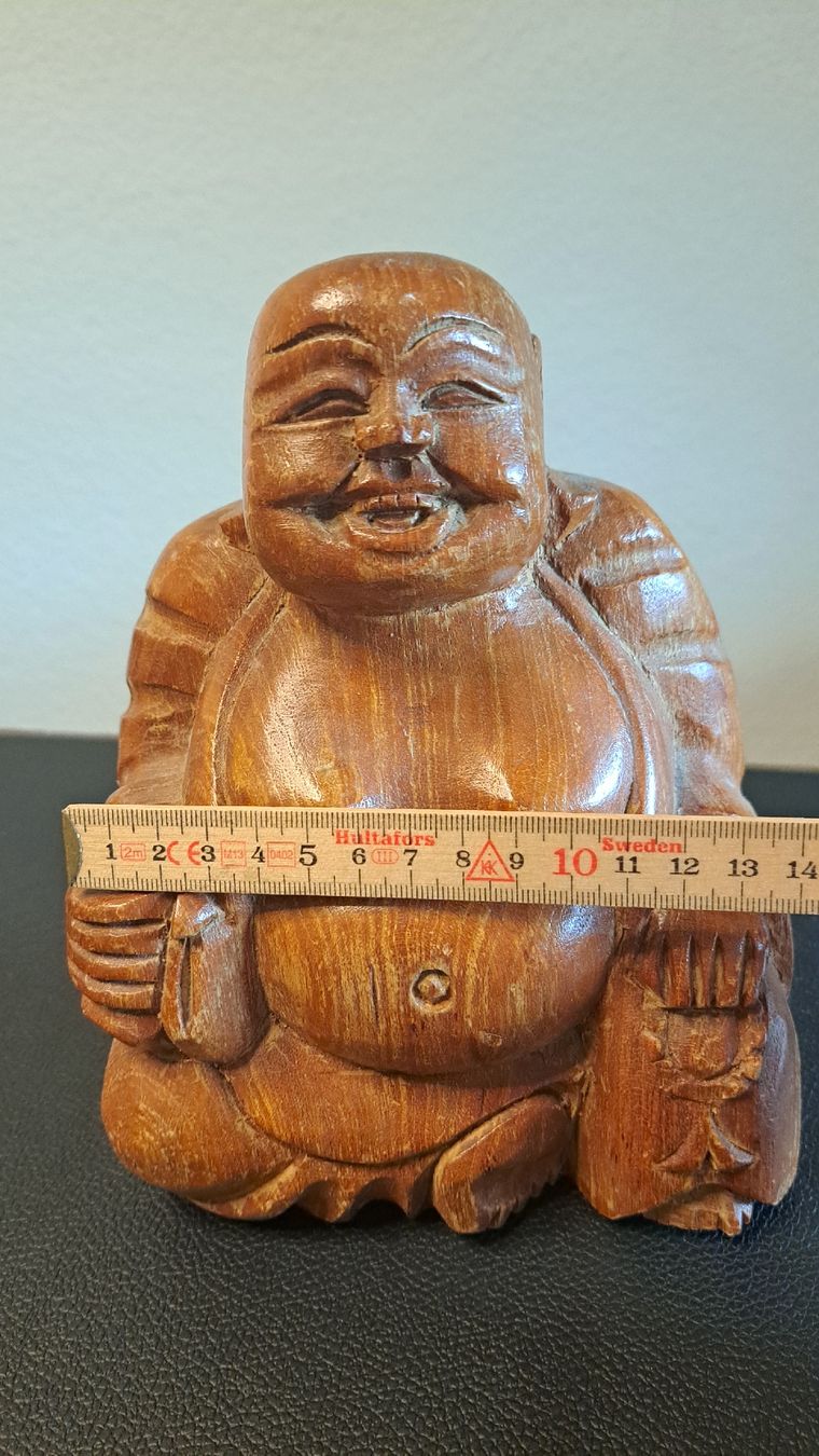Sculptures & Statues: Buddha lachend aus Holz – D'occasion à Emmenbrücke par paula11 1