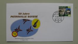 2011, Sonderbrief "Romanshorn" 50 Jahre Patrouille Suisse