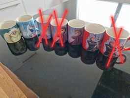 4 Tassen Frozen: Olaf, Sven, Anna und Nevi