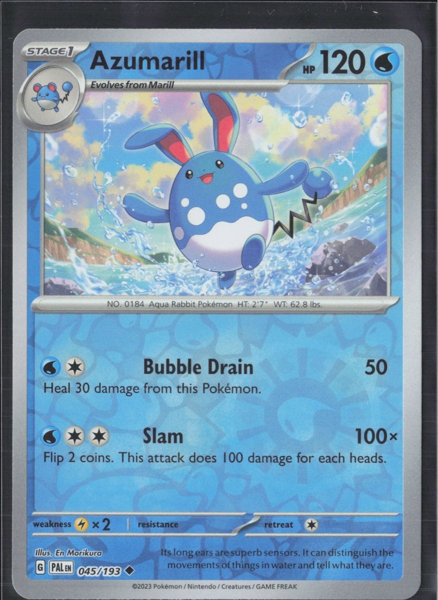 Pokémon Carte collezionabili: POKÉMON / Azumarill / Paldea Evolved / Reverse 🇺🇸 – Usato da Herzogenbuchsee venduto da TCG-High-Quality