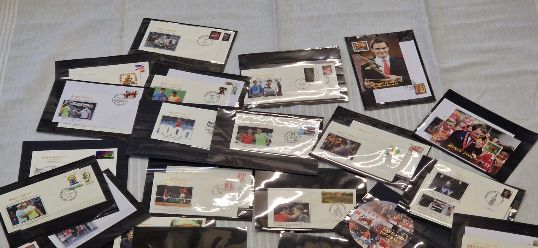 Alle Briefmarken: KONFOLUT ROGER FEDERRER ERSTTAGSBRIEFE – Gebraucht aus Bilten von Mic2022 4