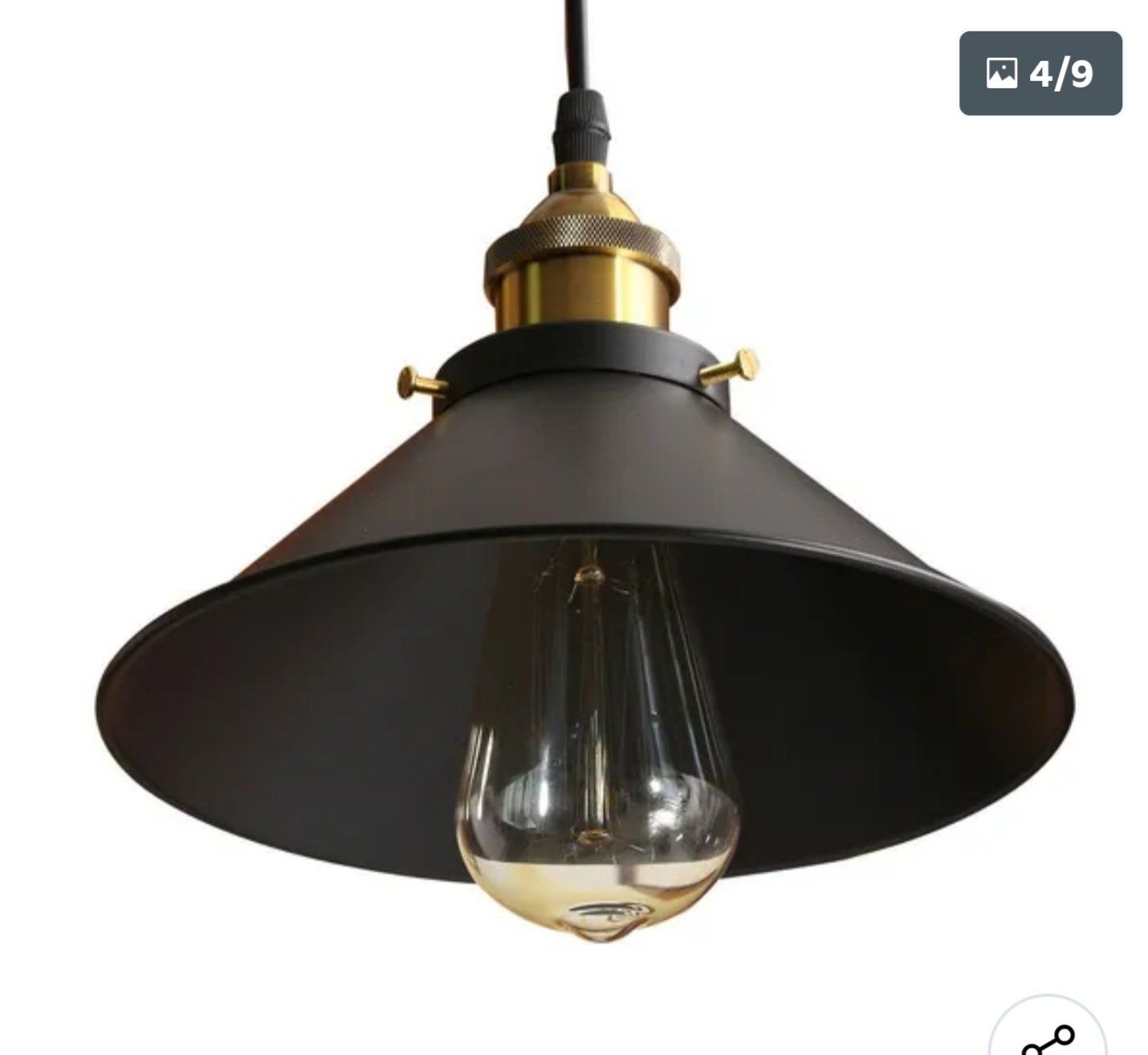 Lustres & lampes de plafonds: Deckenlampe Rustikal Metall E27 – Neuf (Voir description) à St. German par SchlufiPeter86 2