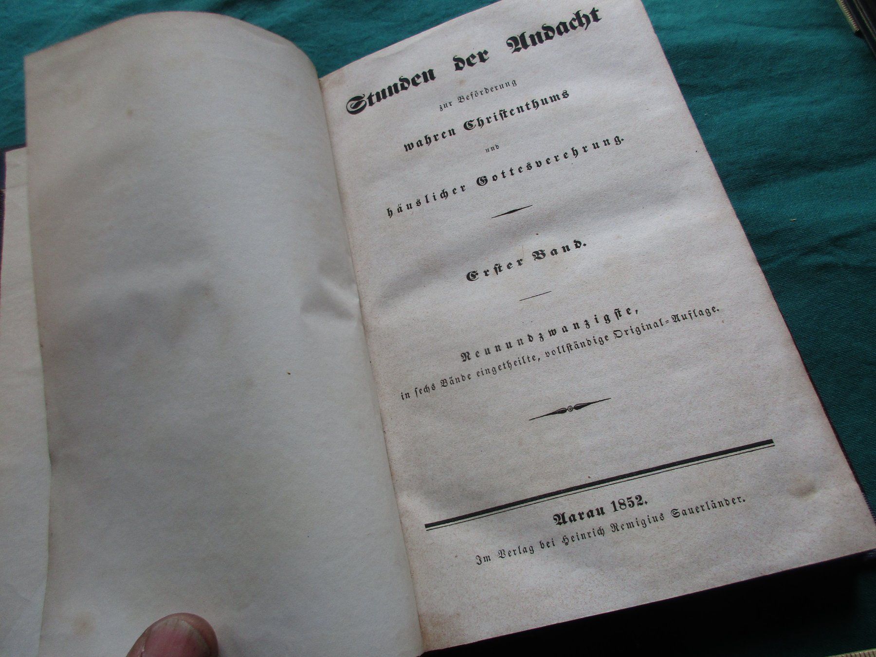 Libri: Buch 1852 – Usato da Bowil venduto da vifi01 3
