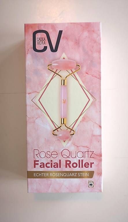 Cura del viso: Facial Roller aus echtem Rosenquarz – Nuovo e nell'imballaggio originale da Burgistein venduto da LaLUZdelFARO