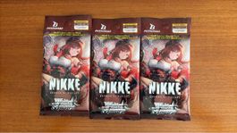 Weiss Schwarz Booster Nikke Vol.2 3 Packs neu