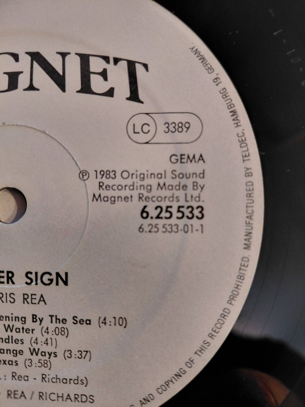 Dischi in vinile: Chris Rea - Water Sign – Usato da Bürchen venduto da fmr_v826 2