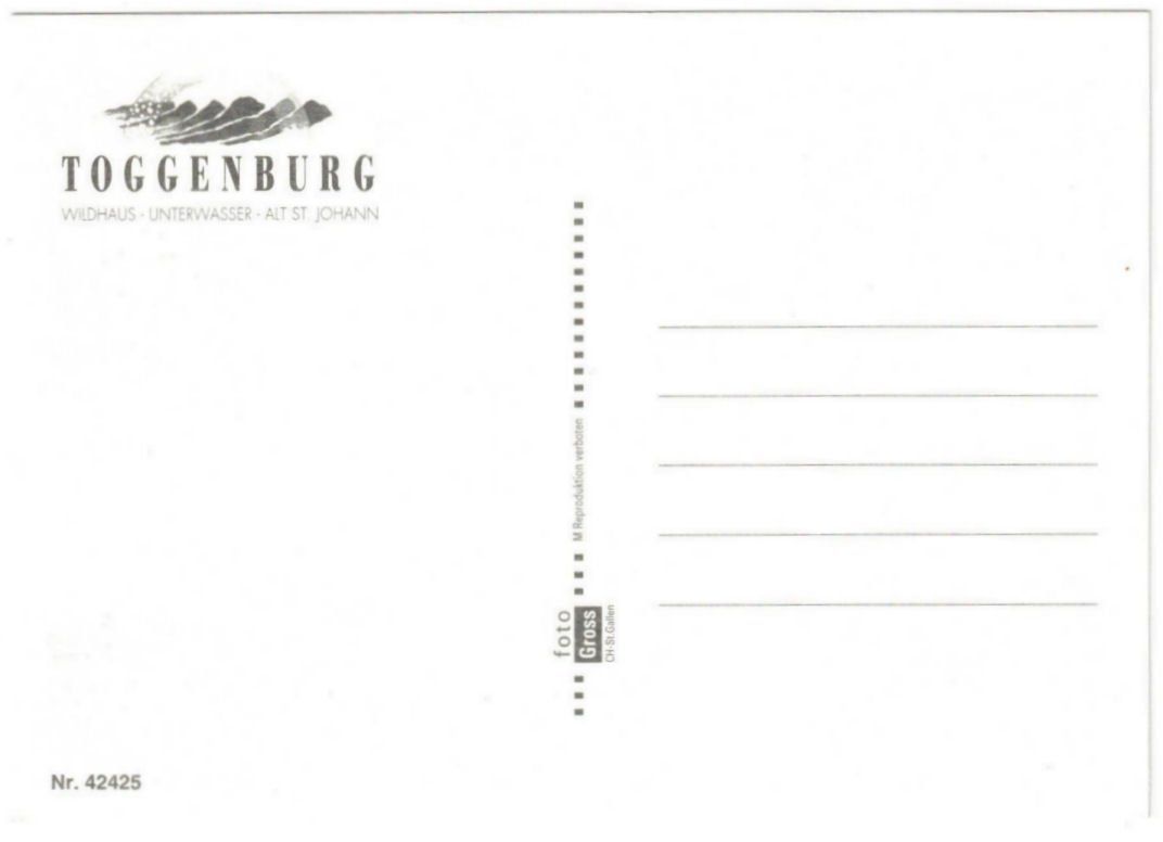 Cartoline postali: Wildhaus - 5 Bild AK – Usato da Binningen venduto da Mountainrider 1