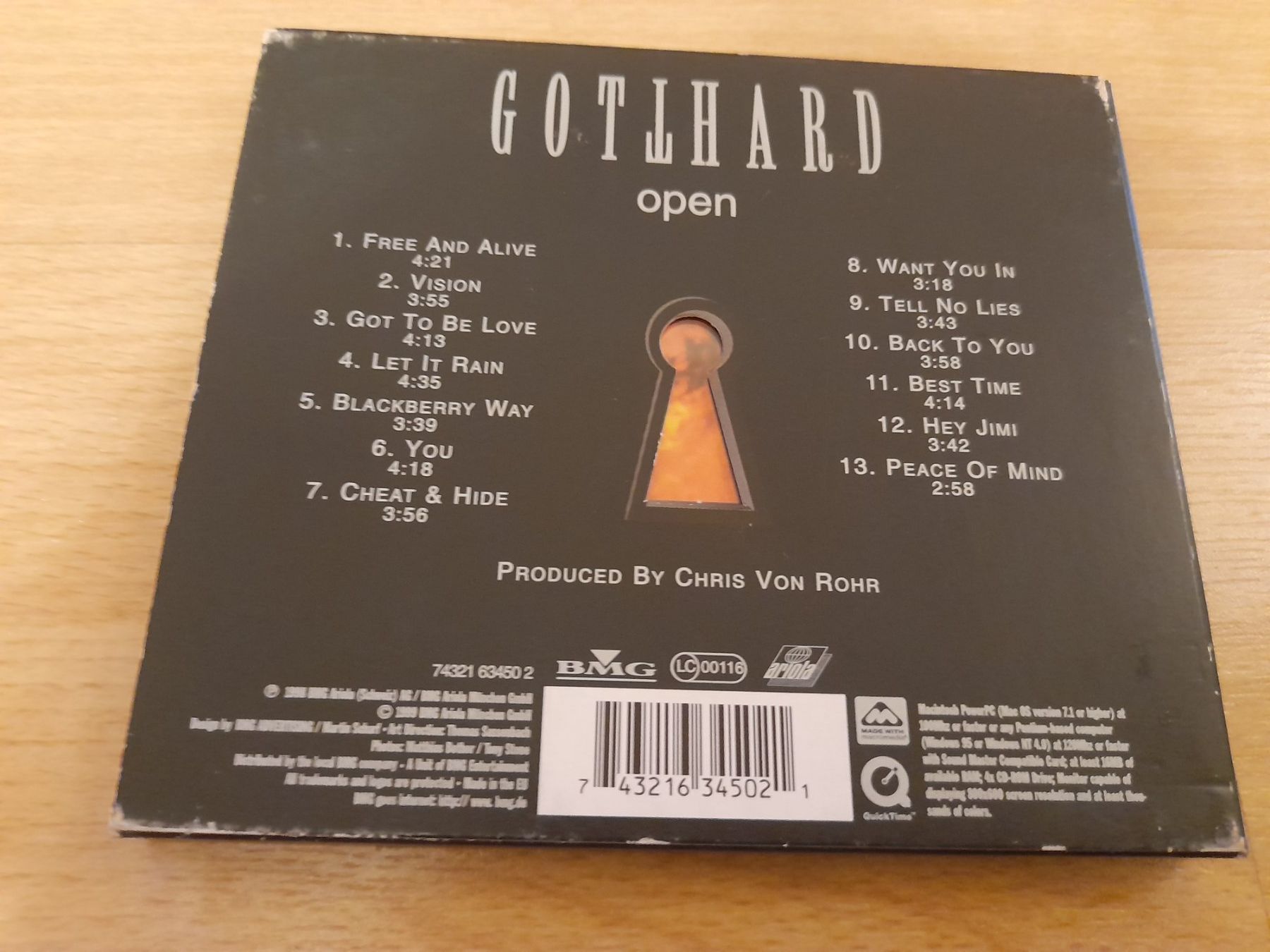 CD: Gotthard - Open CD – Usato da Lustmühle venduto da chevi03 2