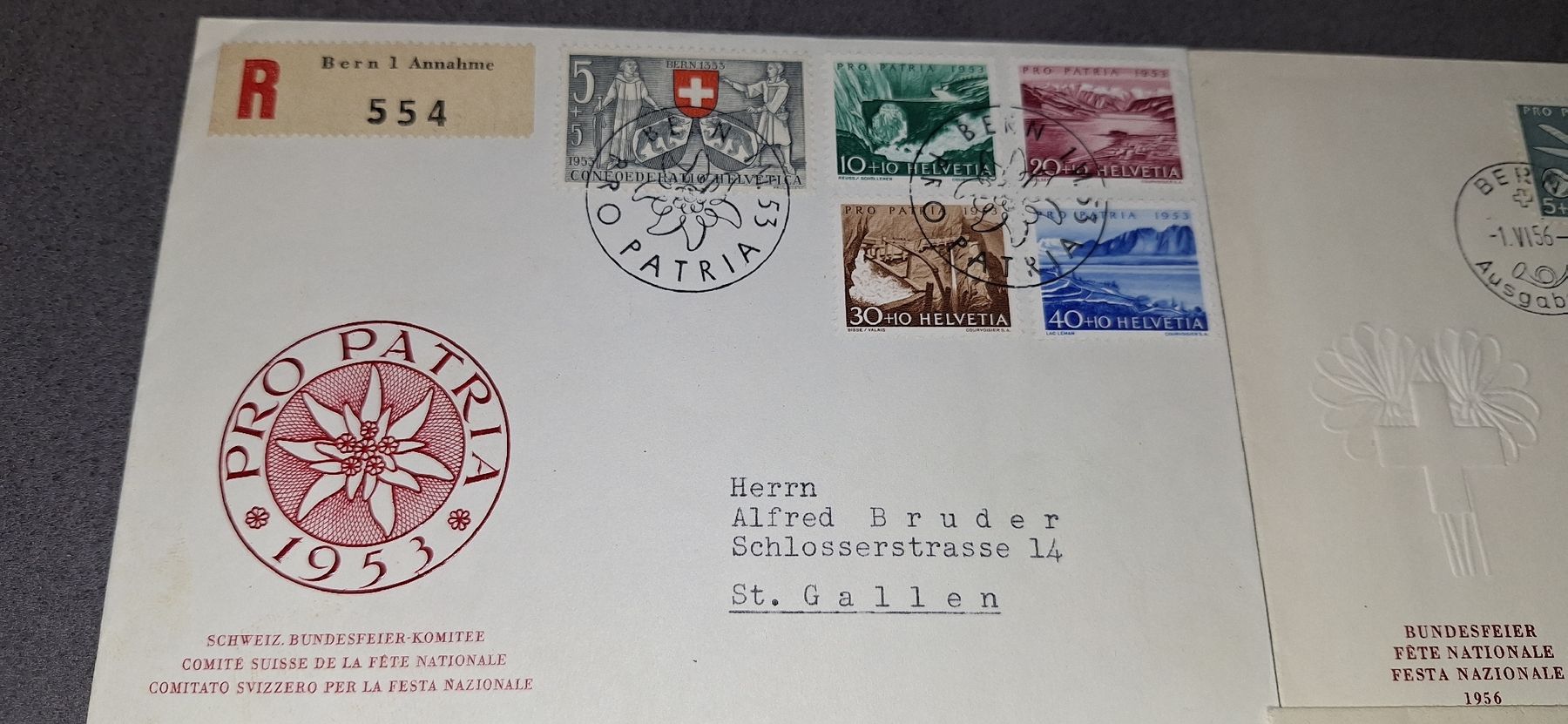 Tutti i francobolli: Diverse Pro Patria FDC  – Usato da Balgach venduto da SIMEON27 4