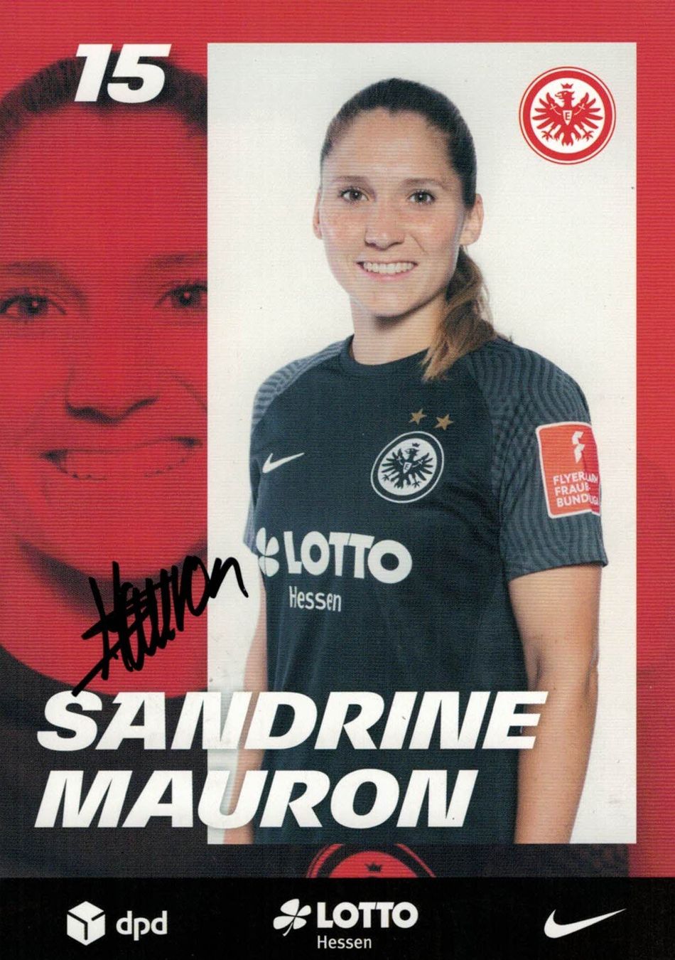 Autografi: Sandrine Mauron Autogramm handsigniert Schweiz Frankfurt – Nuovo (secondo la descrizione) da Thalwil venduto da JogaB0nito
