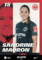 Sandrine Mauron Autogramm handsigniert Schweiz Frankfurt