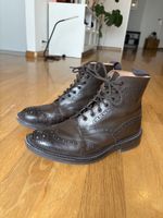 Tricker's Brogue Boots Dunkelbraun Leder Gr 6 1/2 