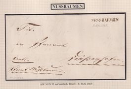 NUSSBAUMEN LUXUS Brief !!