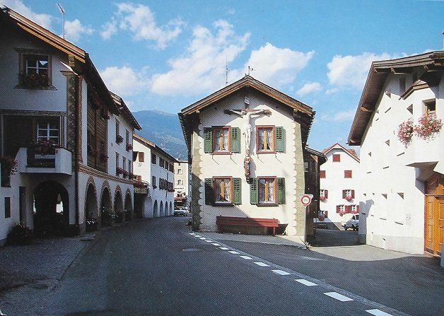 Cartoline postali: MÜSTAIR Dorfpartie – Nuovo (secondo la descrizione) da Jona venduto da philajona