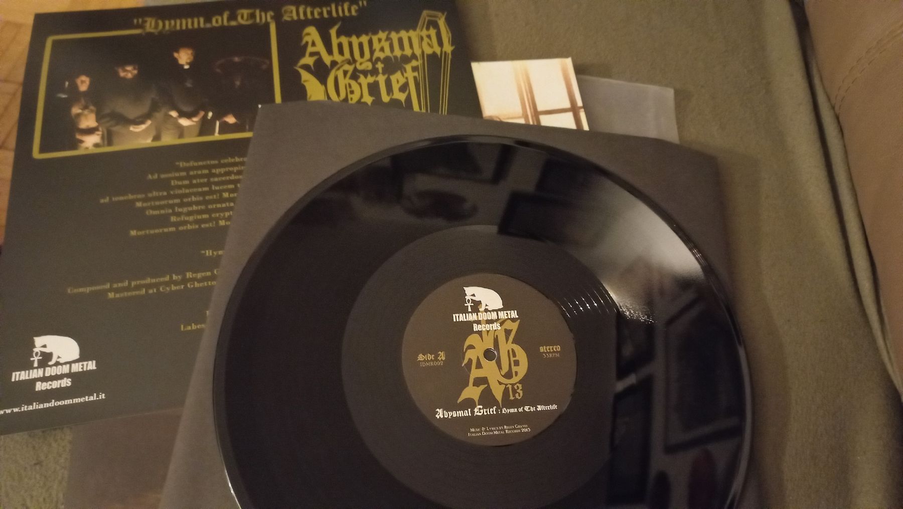 Schallplatten: Abysmal Grief/Runes Order -  Split LP Vinyl DOOM METAL – Gebraucht aus Olten von Donatello1984 2