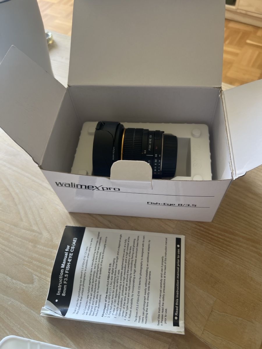Walimex Obiettivi: Fisheye 7mm Nikon fx von Walimex  – Usato da Regensberg venduto da kon_d85d