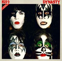 Kiss: Dynasty LP - rotes Vinyl / Poster