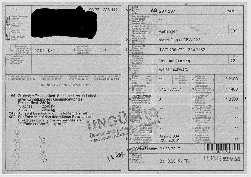 Rimorchi: Anhänger Wells Cargo – Usato da Otelfingen venduto da aliasvivaldi 7