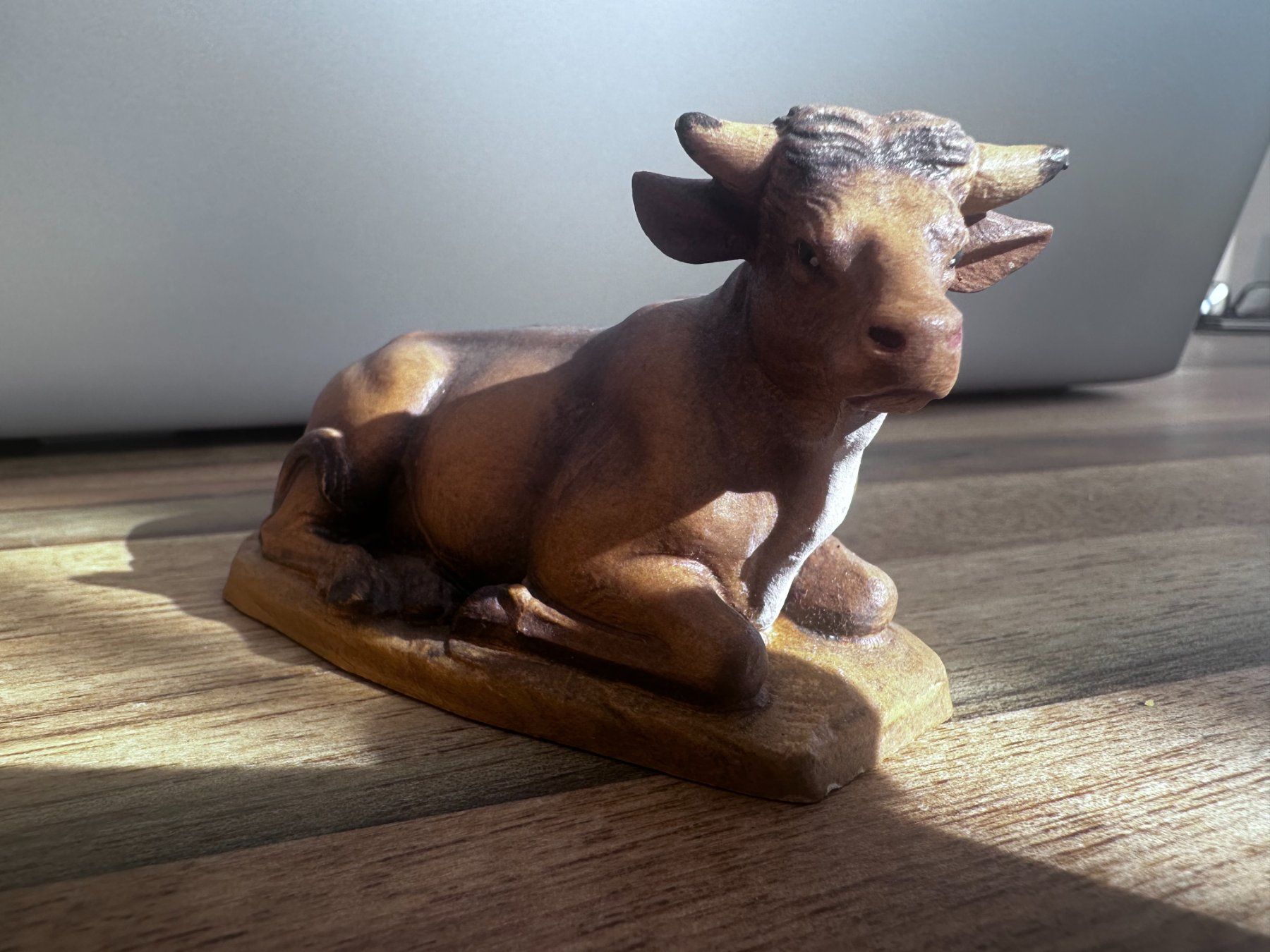 Figuren: Lepi Rubert Krippe liegender Ochse – Gebraucht aus Mörel von swiss.swift.supply 1