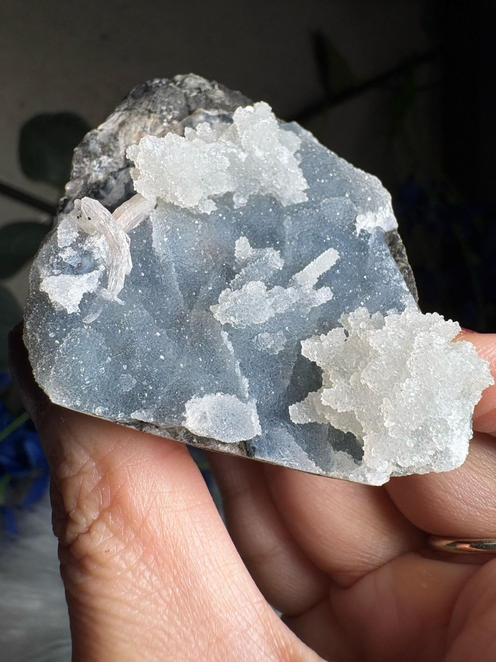 Minerali & Pietre curative: Chalcedon-Stalaktit mit Heulandit – Nuovo (secondo la descrizione) da Neuheim venduto da m.hald 1