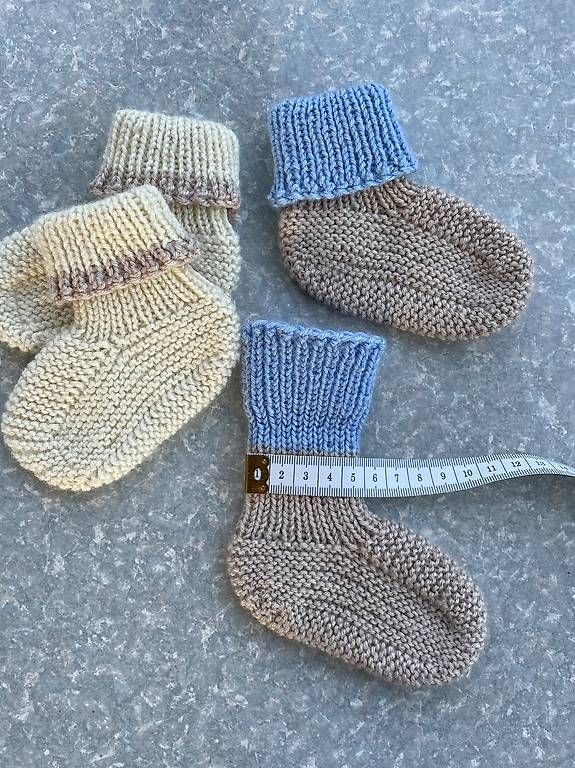 Socken für Kinder: Gr.68 Handgestrickte Babys Socken, Stricksocken (10,5 cm) – Neu (gemäss Beschreibung) aus Kaltbrunn von mar_7jpc 4