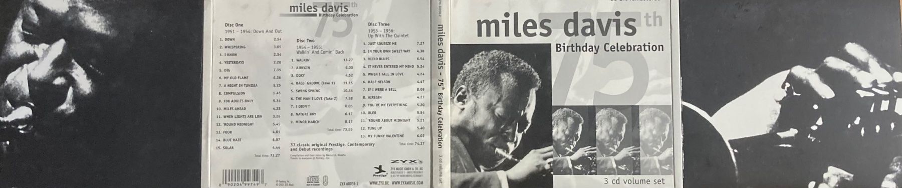 CD: MILES DAVIS - 75TH BIRTHDAY CELEBRATION – Usato da Poliez-Pittet venduto da Newtown-Records 3