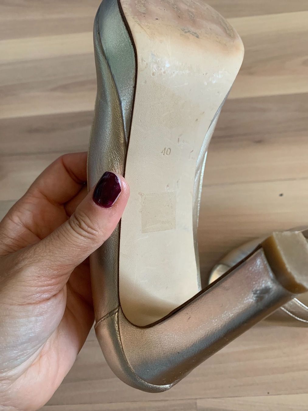 Scarpe da donna: Goldene Pumps – Usato da Hochdorf venduto da Forestgreen 4