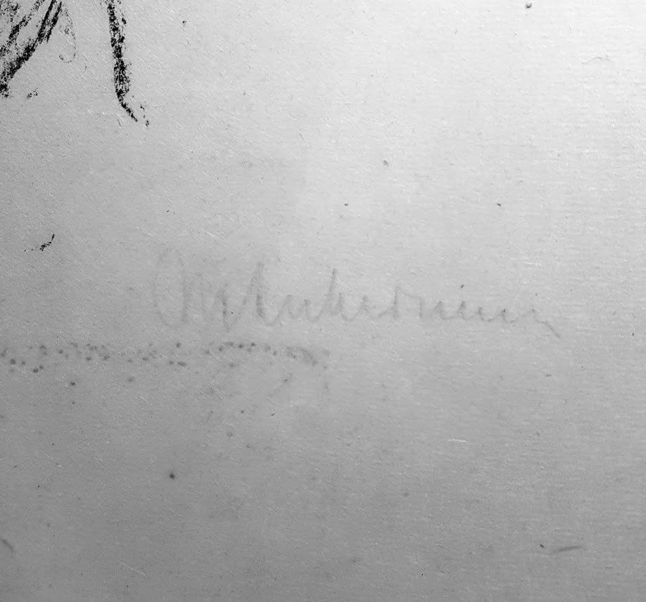 Xilografie: Max Liebermann Holzschnitt Die ohnmächtige Sara – Usato da zurich venduto da ARTMYART 3