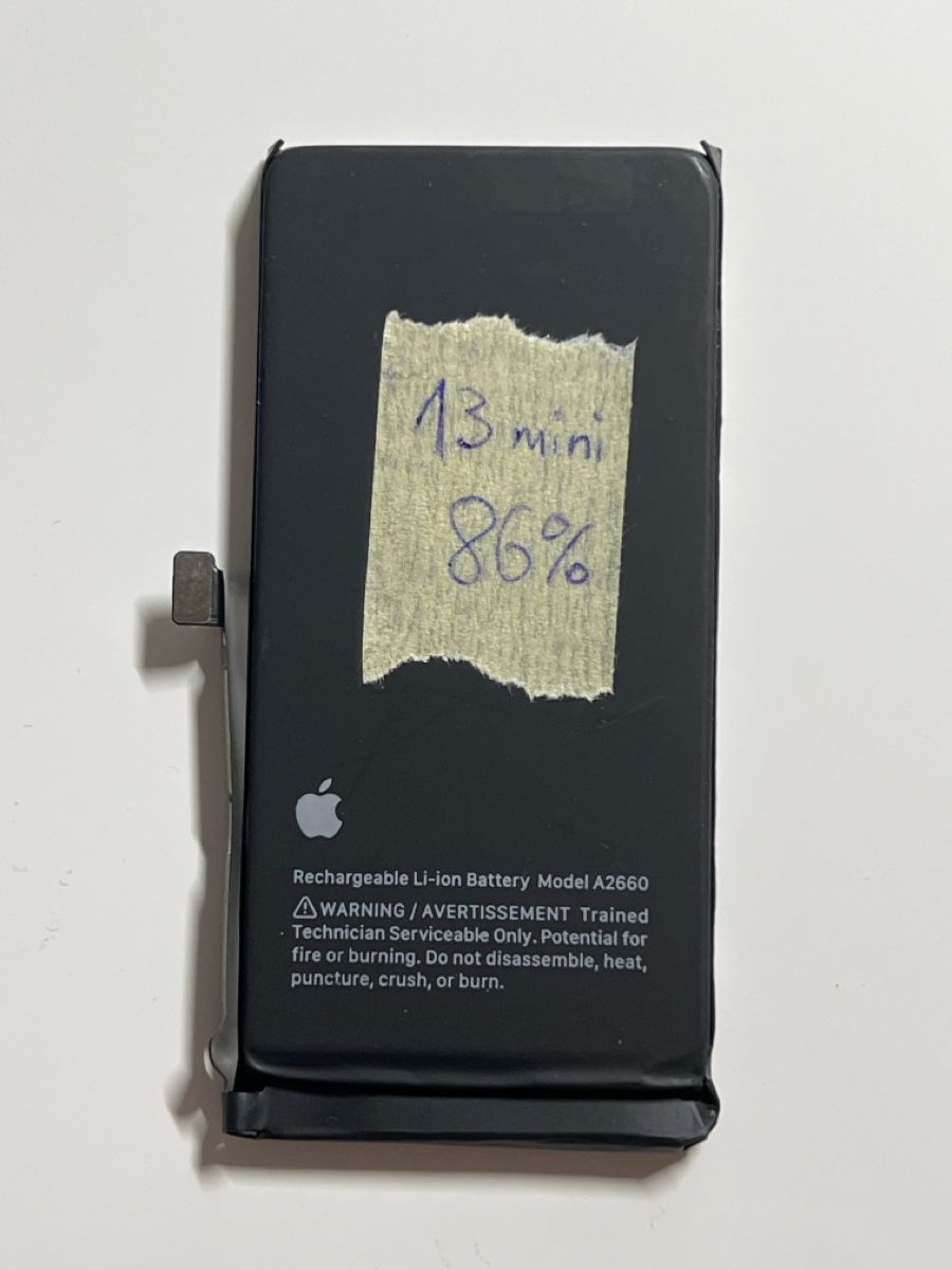 Apple Batterie: Original iPhone 13 mini Akku 86% – Usato da Pfäffikon SZ venduto da max_5ylc