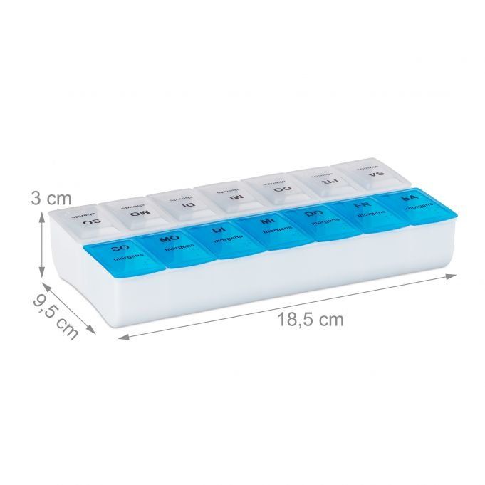 Sonstige Kosmetik & Pflege: TABLETTENBOX 7 TAGE 2 Fächer – Neu und originalverpackt aus Gerlafingen von Tsuru 3