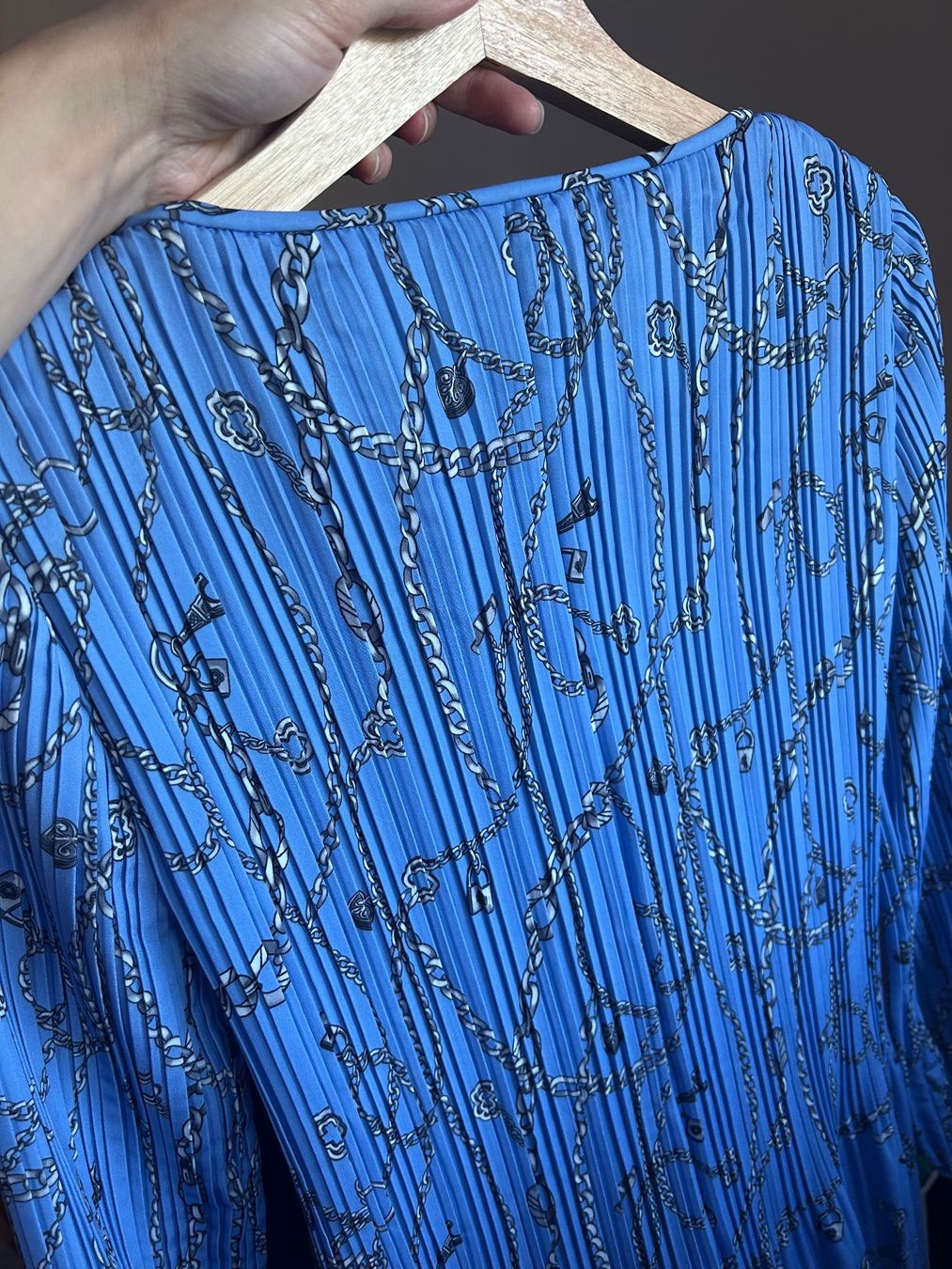 Maje Vestiti: Robe Maje bleu imprimé - Taille 34 – Usato da Solothurn venduto da MO_C23 3