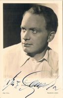 Fritz Genschow 1905-77 Autogramm Vintage Foto 9x14cm