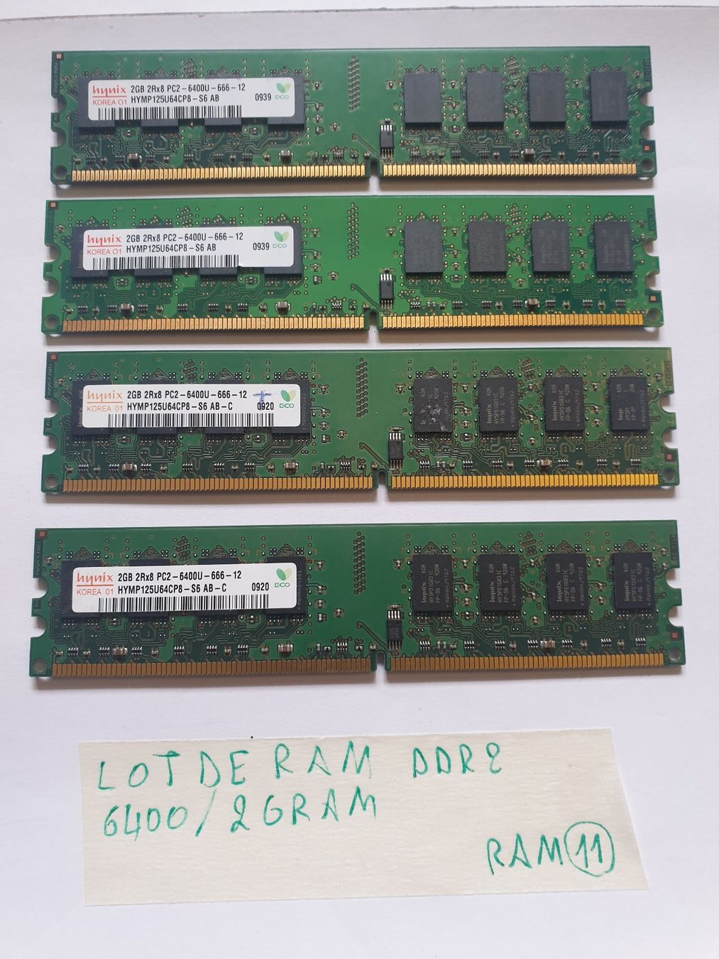 Corsair Mémoires / RAM: RAM  DDR2 / 6400 / 2Gram – D'occasion à Moudon par Amaroli7
